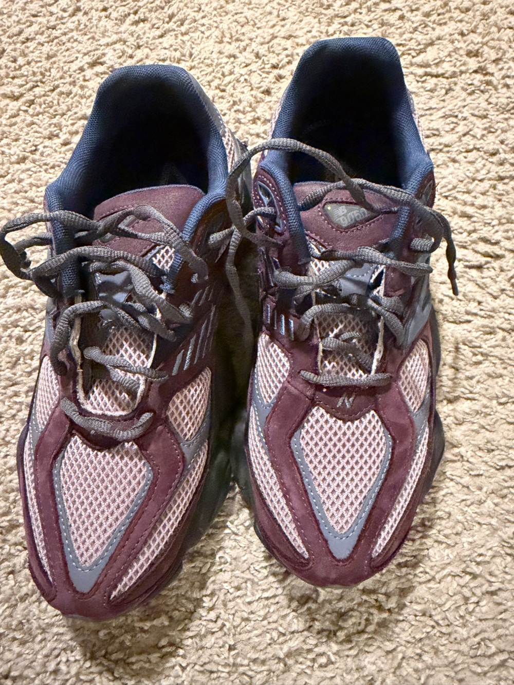 New Balance Kids Purple and Gray Mesh Sneakers